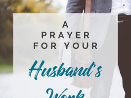 Prayer for husband work